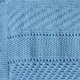 Babydecke in Hellblau