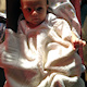 Baby mit Babydecke